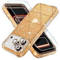 Vista 9 de Choiche, funda para iPhone 14 de mujer, brillante, protección de grado militar, 2 cubiertas de lentes de cámara Diamond, 2 protectores de vidrio