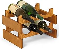 Vista 83 de Wooden Mallet, Botellero Dakota negro de 3 botellas