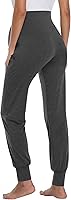Vista 4 de AMPOSH - Pantalones de maternidad para mujer, elásticos, holgados, cómodos, para descansar, con bolsillos, pantalones deportivos