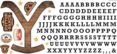 Miniatura 2 de RoomMates RMK5347GM Yellowstone Dutton Ranch - Calcomanías de pared gigantes para despegar y pegar