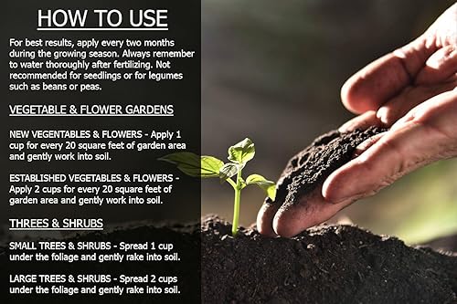 Miniatura 8 de Gardenera - Fertilizante orgánico prémium 12-0-0 para harina de sangre  Fuente de alimento vegetal totalmente natural de nitrógeno para jardinería