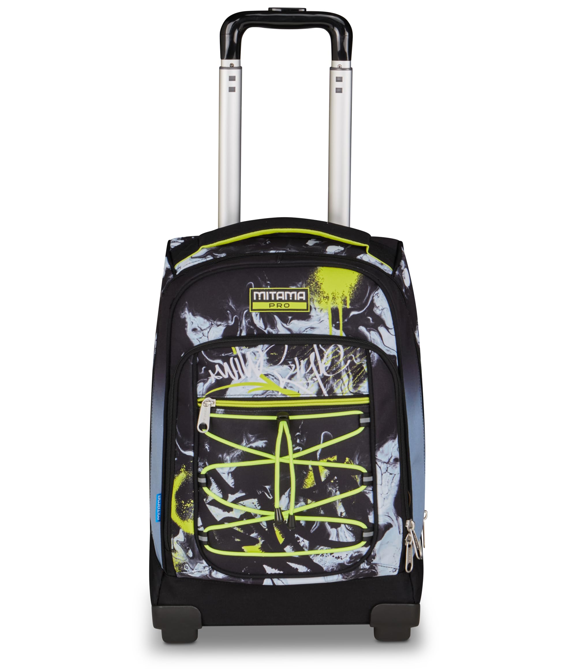 Mitama Trolley DR Scuola INKSTYLE, 34 Lt, Nero, Uso zaino, Tasca con organizer, Bambino, Scuola elementare e media, Viaggi e tempo libero