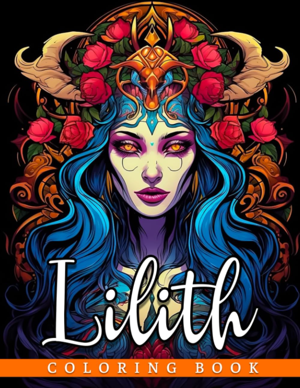 Lilith Coloring Book: Demon Woman Coloring Pages With Stunning Illustrations For Adults Relaxation And Stress Relief | Ideal Gift For Special Occasion