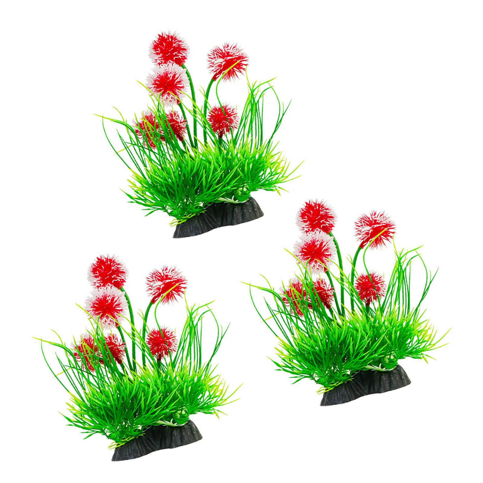 Shntig C 3Pcs Simulation Artificial Aquarium Ornaments Underwater Grass Aquariums Accessories Fish Tanks Decoration Aquariums Accessories