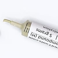 Vista 8 de TechDiamondTools - Pasta de pulido de diamante hecho, grano de 1,200, 10-20 micrones, compuesto para vidrio de roca, metal, joyería, mármol, resina