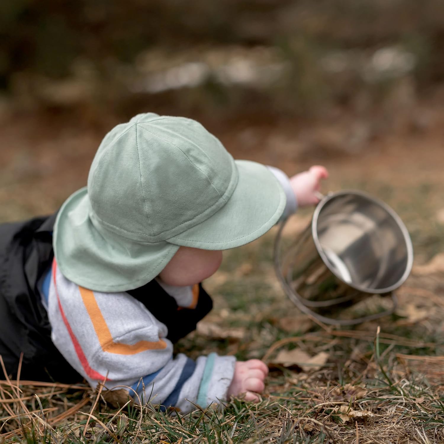 JAN & JUL Sun Soft Baby Cap | Cotton Neck Flap Hat for Littles - Image 6