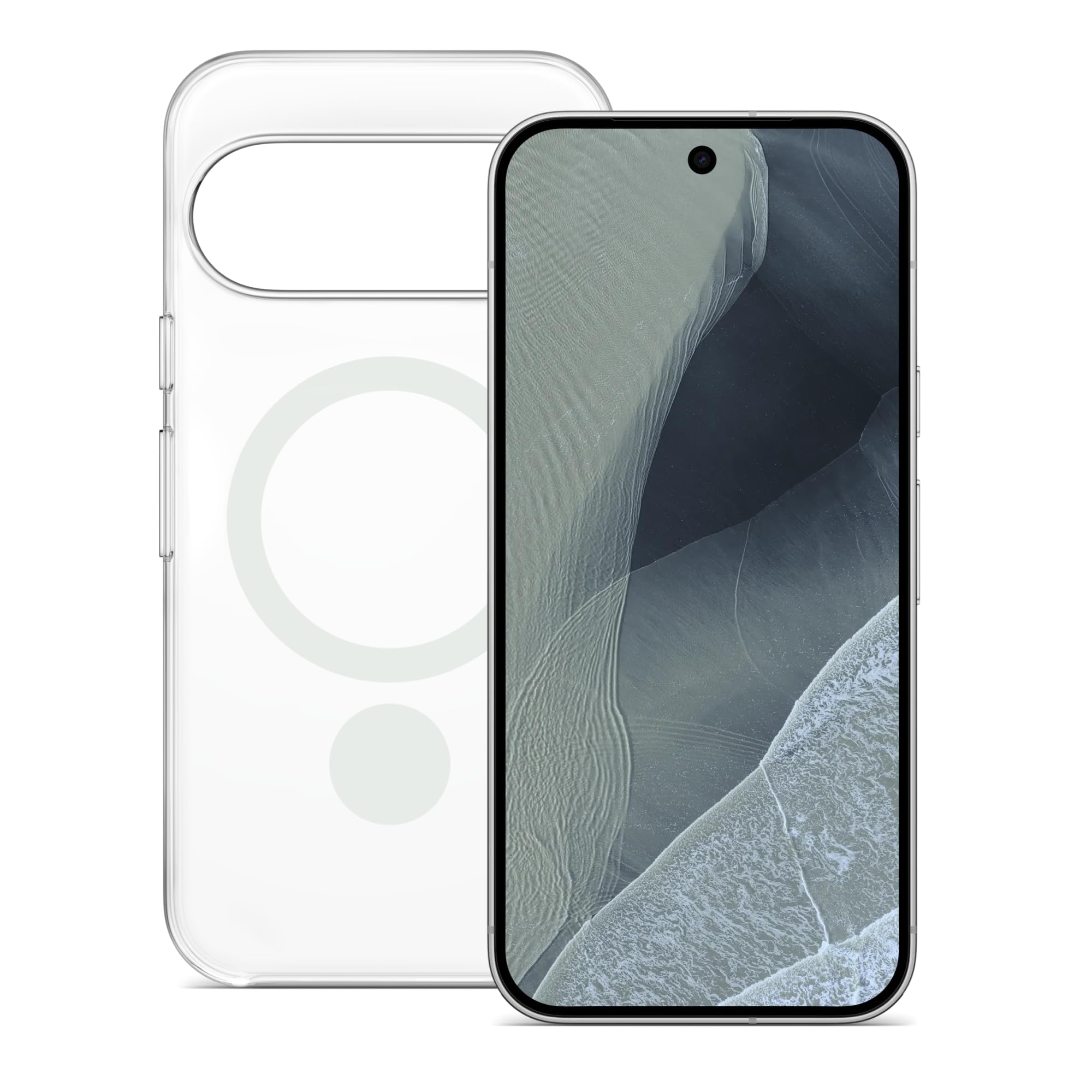 Google Pixel 11 Pro - Grigio nebbia, 256GB + Cover Pixelsnap Trasparente