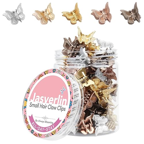 Miniatura 10 de Pinzas para el cabello de mariposa coloridas, lindas pinzas pequeñas para niñas, Y2K 90s para niños y mujeres, mariposas, accesorios