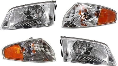 Pieza de repuesto prémium OEM para kit de lámpara de faro izquierdo y derecho izquierdo y derecho para Mazda 626 2000-2002 Index-GTR-JR998-62942