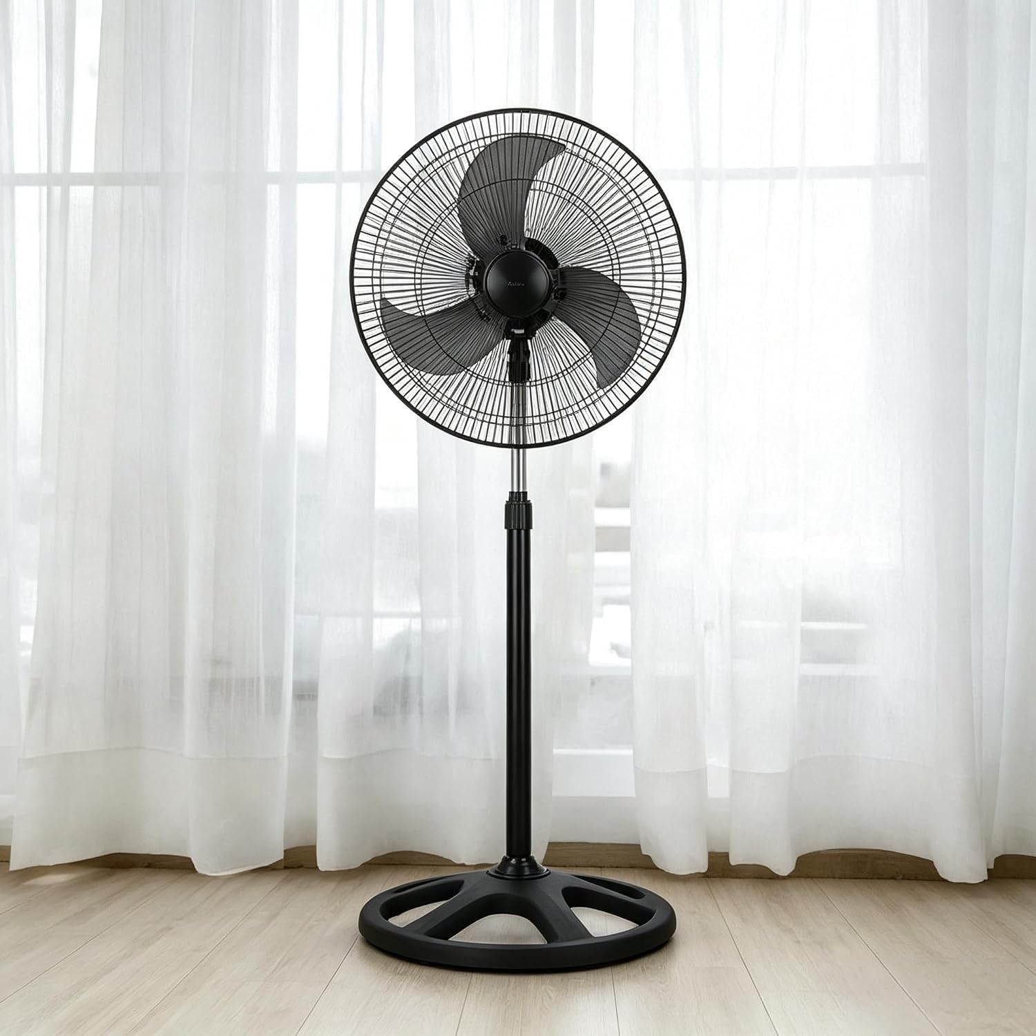 PANDA HOME Ventiladores 25W-120W, 3 Velocidades, Aspas Metálicas o Plásticas, Temporizador, Inclinación Ajustable, Ventilador Sobremesa Compacto para Hogar, Oficina