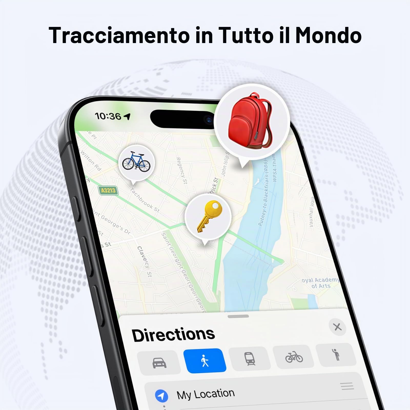 UGREEN FineTrack Smart Finder Localizzatore Supporto iOS 4 Pezzi e FineTrack Slim Smart Finder Localizzatore Supporto iOS Tracker Bluetooth
