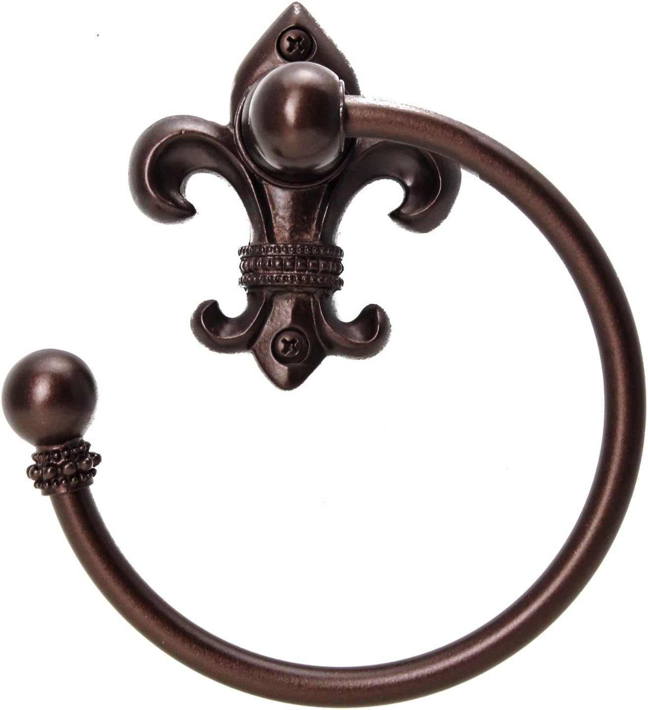 Onе-Dау Sаlе: Uр tо 60% оƒƒ Carpe Diem Hardware 571-12 Charlemagne Towel Ring, Left, Bronze