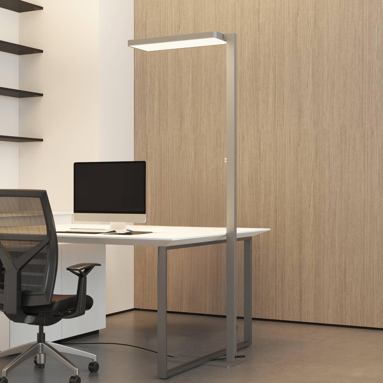 Arcchio LED Timon (nowoczesny) aluminium z aluminium m.in. do gabinetu/biura, w zestawie źródło światła