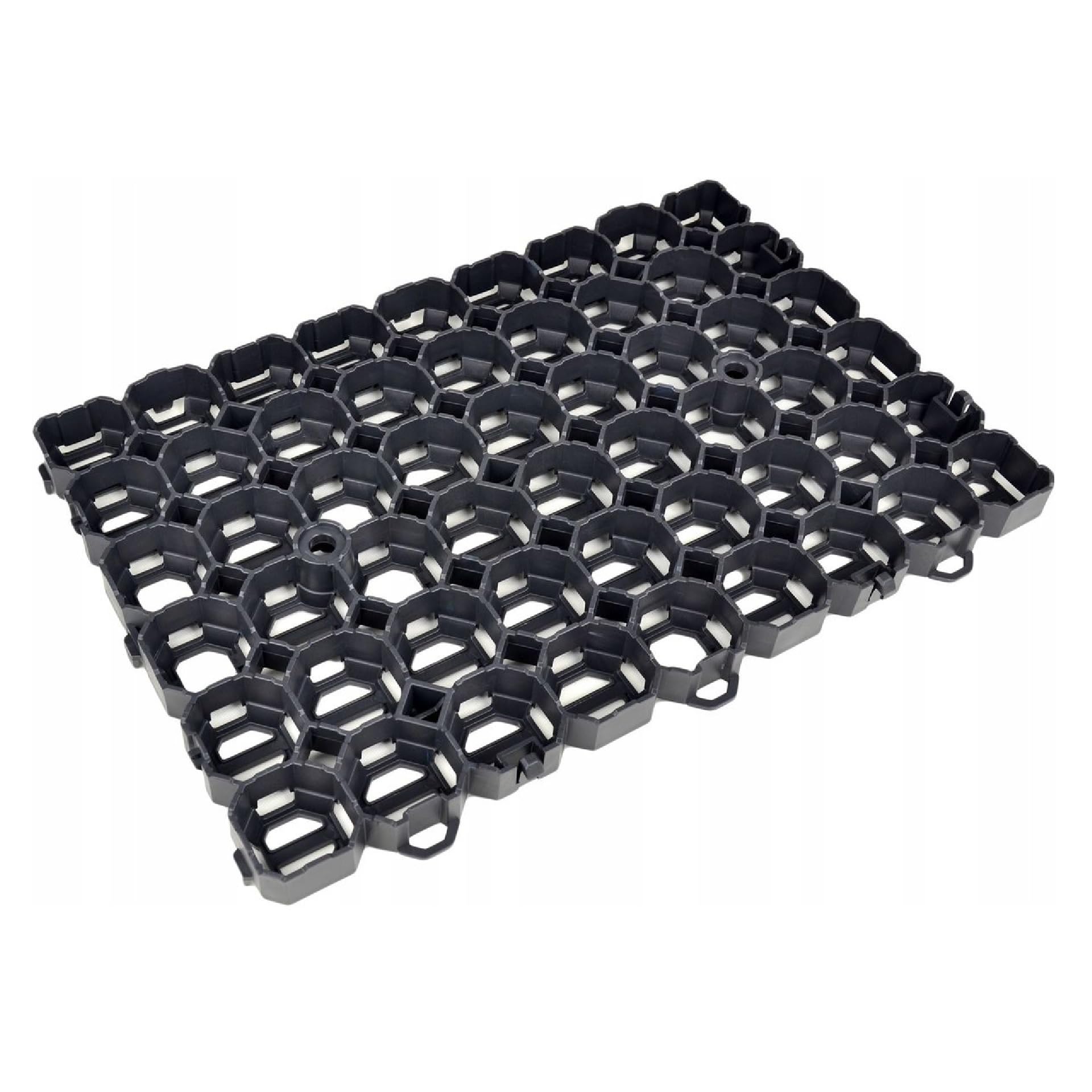 10x Paddockplatten schwarz 60x40x4 cm | Platten für Reitplatz, Stahl, Koppel oder Weide | 10 Stück