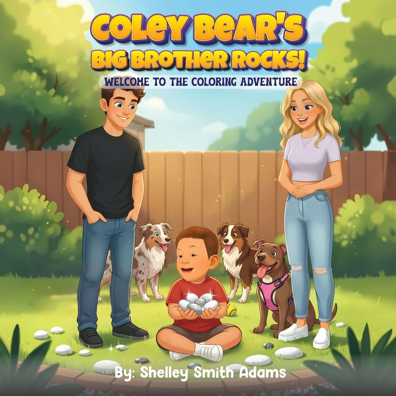 COLEY BEAR'S BIG BROTHER ROCKS!: WELCOME TO THE COLORING ADVENTURE