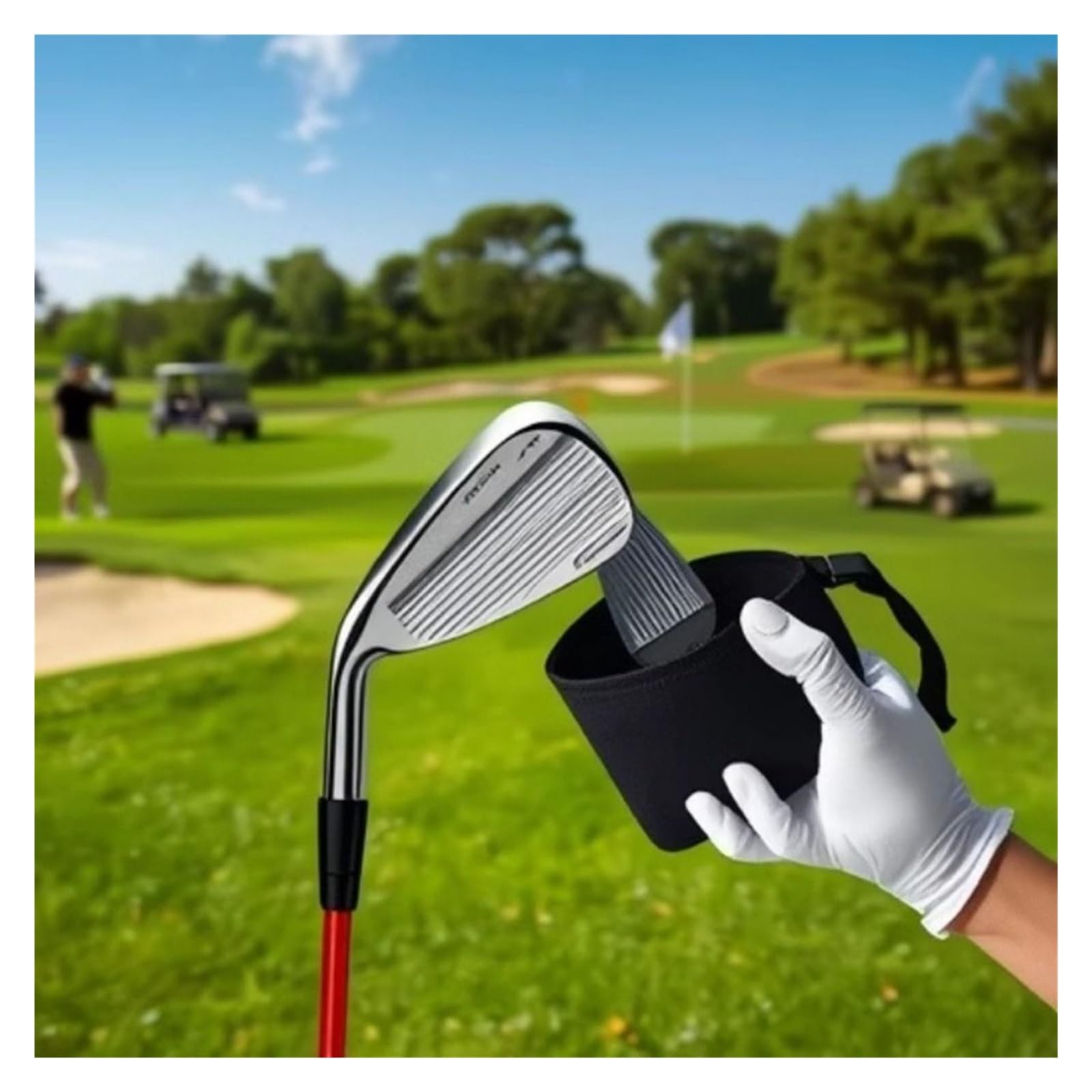 Tragbare Golfschläger-Reinigungstasche, waschbar