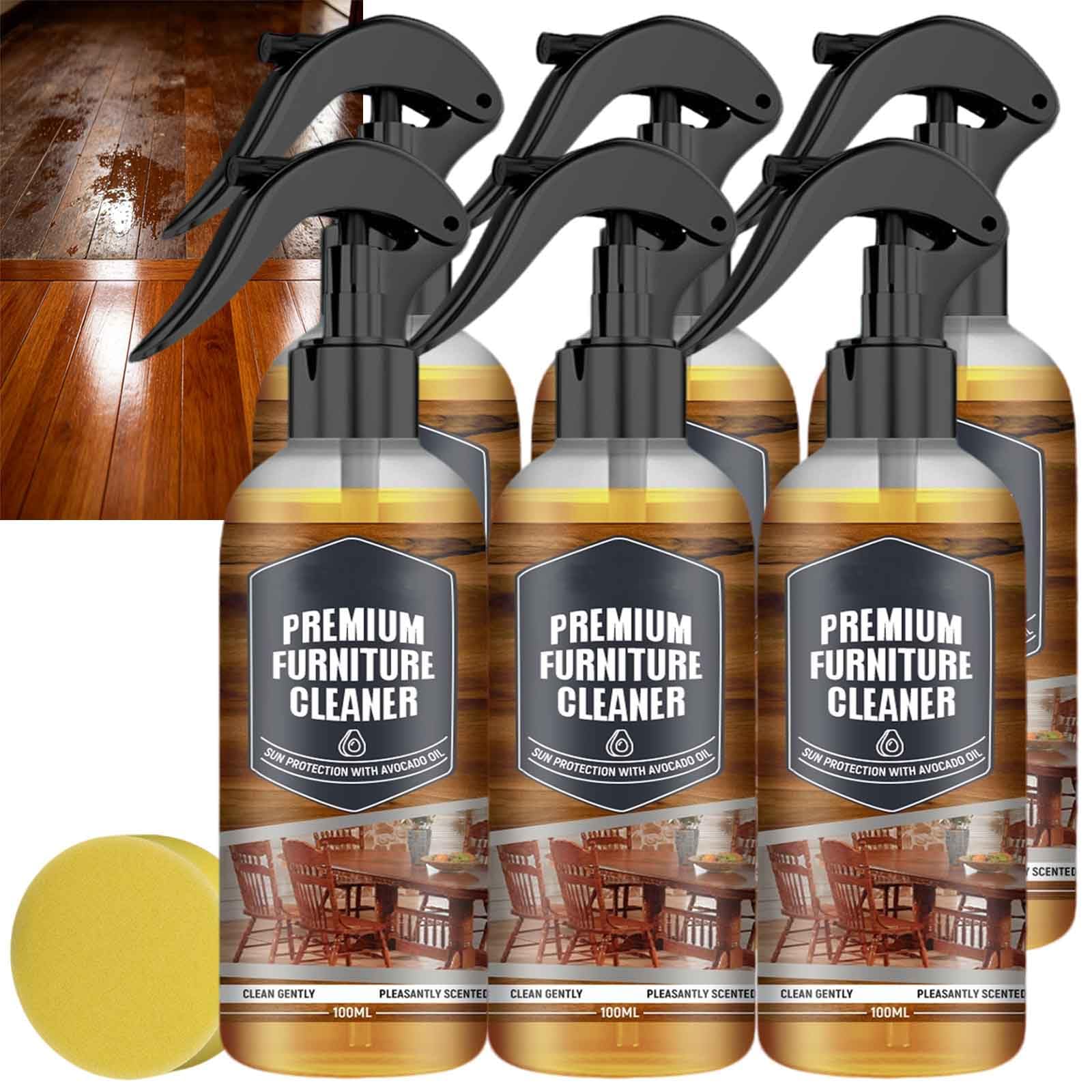 Restore Shine & Cover Fine Scratches Floor Polish, Quick Shine Floor Cleaner Polish, Wood Flo/or Natural Care And Repair Agent, High-Solid Floo/r Restorer für die Beseitigung kleinerer Kratzer (6pcs)