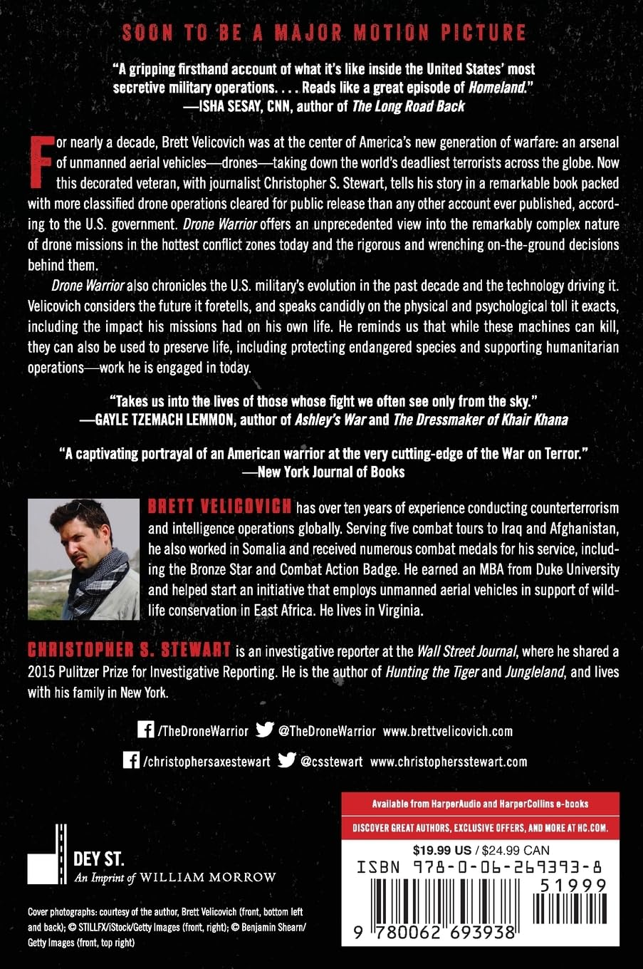 DRONE WARRIOR: An Elite Soldier's Inside Account of the Hunt for America's Most Dangerous Enemies – An Unprecedented Story of Classified Missions Against Global Terrorism