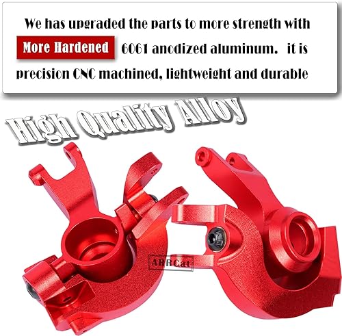 Miniatura 3 de Pieza de mejoras para 110 SentonGranitoBigRockVorteks 3S Blx MEGA550 4X4, bloque de dirección frontal de aluminio, nudillos, cubos C, bloques de