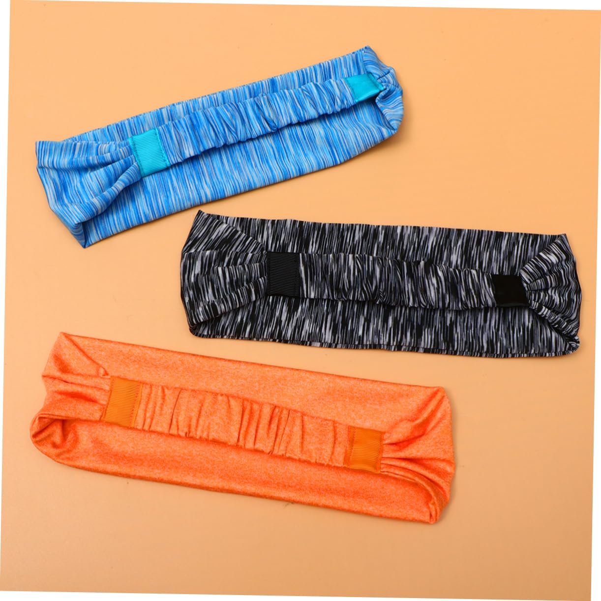 TOYANDONA Fascia Da Yoga Allenamento Sport Tessuto Elastico Fascia Traspirante Donna Fascia Atletica Sudore Fasce Per Lo Yoga Canda Per Elastici Esecuzione Della Fascia
