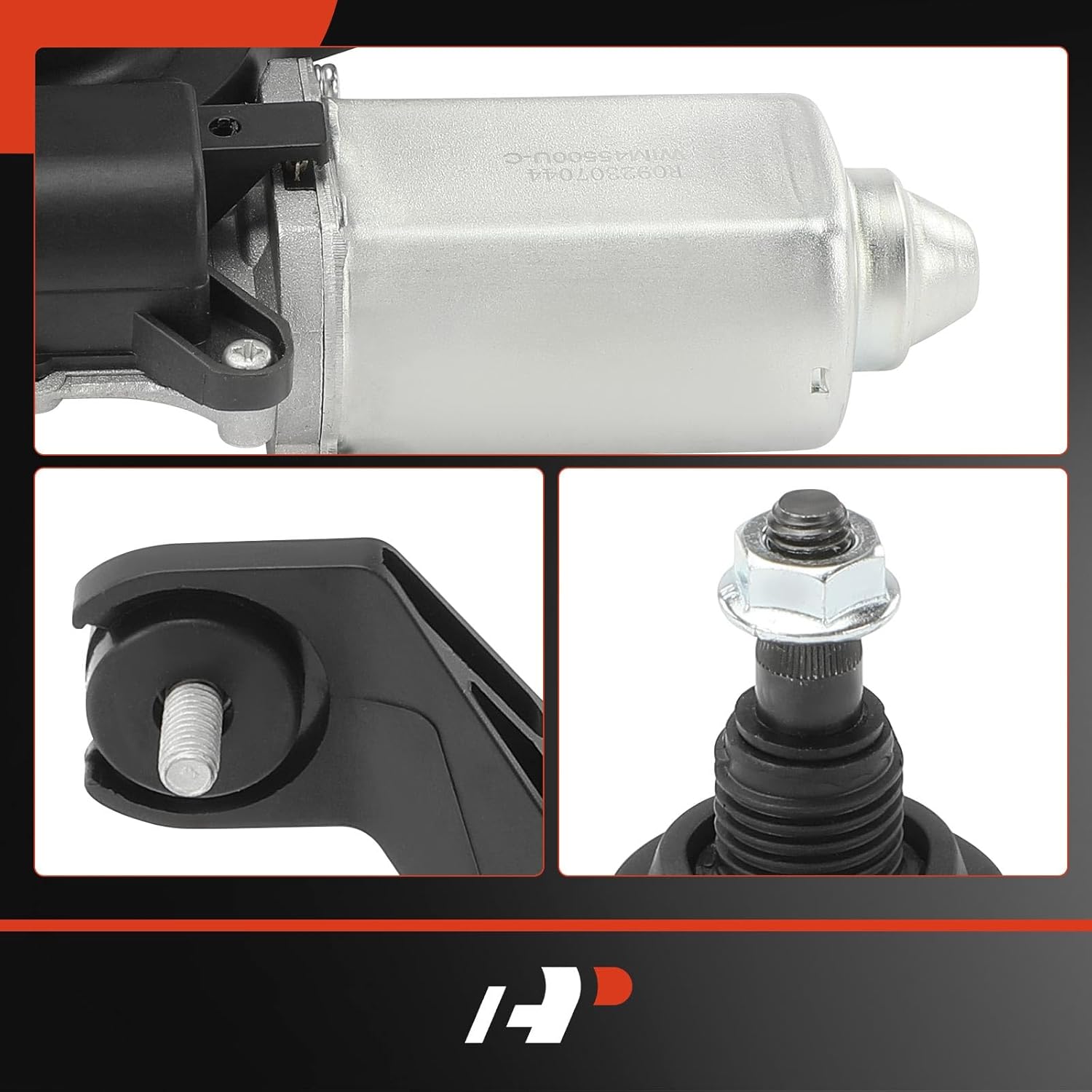 A-Premium Rear Windshield Wiper Motor Compatible with Jeep XK Series Commander 2006-2010, WK Series Grand Cherokee 2005-2010, Sport Utility, 5-Pin, Replace# 55156325AB, 55156325AC