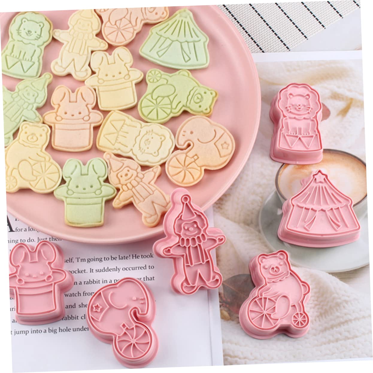 TOPBATHY 30pièces Emporte Plastique De Forme De Pour Biscuits Outils De Pâtisserie Amusants Pour Cookies Et Fondant