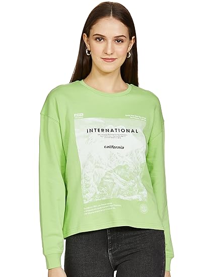 Women's Cotton Hooded Neck Sweatshirt