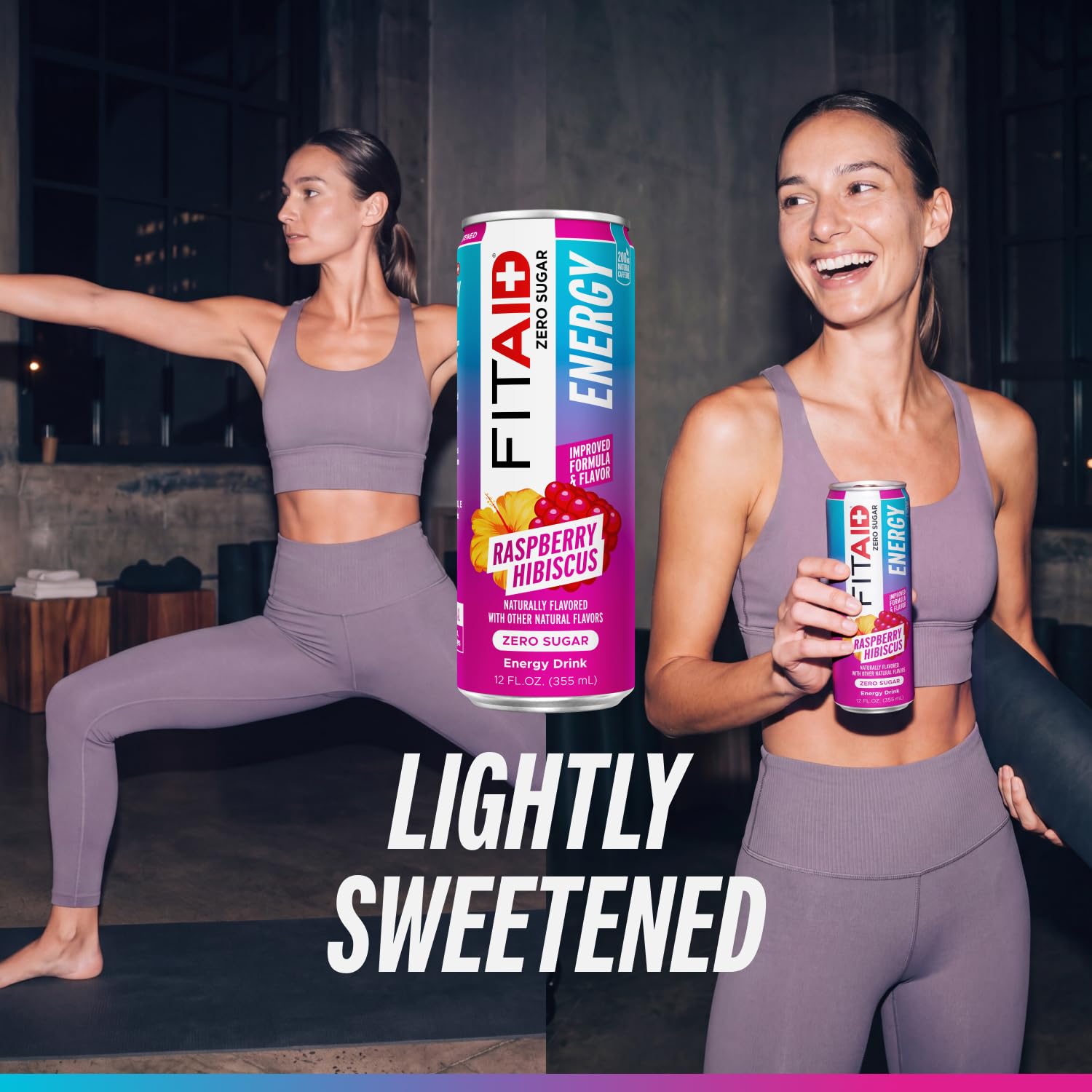 Amazon.com : FITAID Energy Zero Sugar Raspberry Hibiscus 200mg, 12
