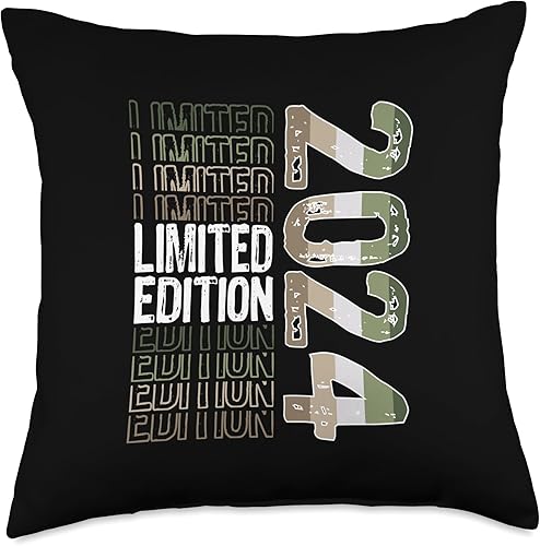Miniatura 4 de Limited Edition Vintage 2024 Retro Birthday Throw Pillow