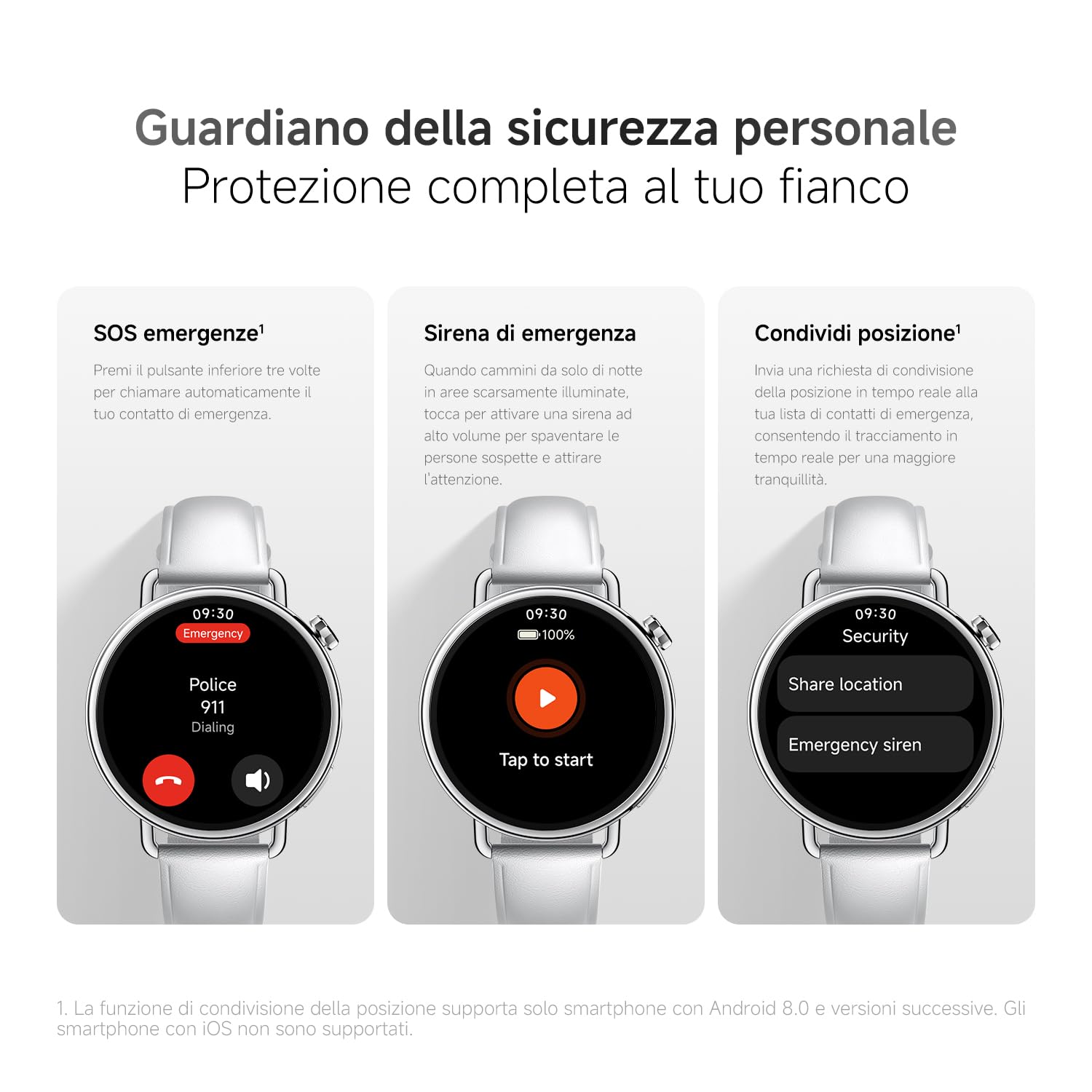 XIAOMI Watch S4 41mm: smartwatch compatto ultra-leggero da 32g, previsione ciclo, controllo della salute con un tap, 150+ modalità sportive, funzioni sicurezza, HyperOS 3, cinturino in pelle bianco