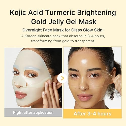 Miniatura 2 de medicube Jelly Gel Mask with Brightening Kojic Acid Turmeric | Overnight Face Mask for Glass Glow Skin | Elasticity, Hydrating, Firming and Radiance
