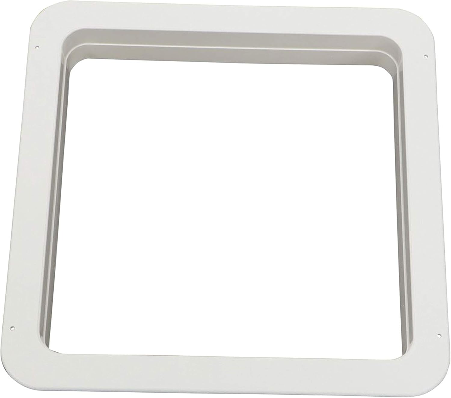 Ventline VA0445-27 RV Trailer Camper Roof Vent Trim Ring Birch White (1)