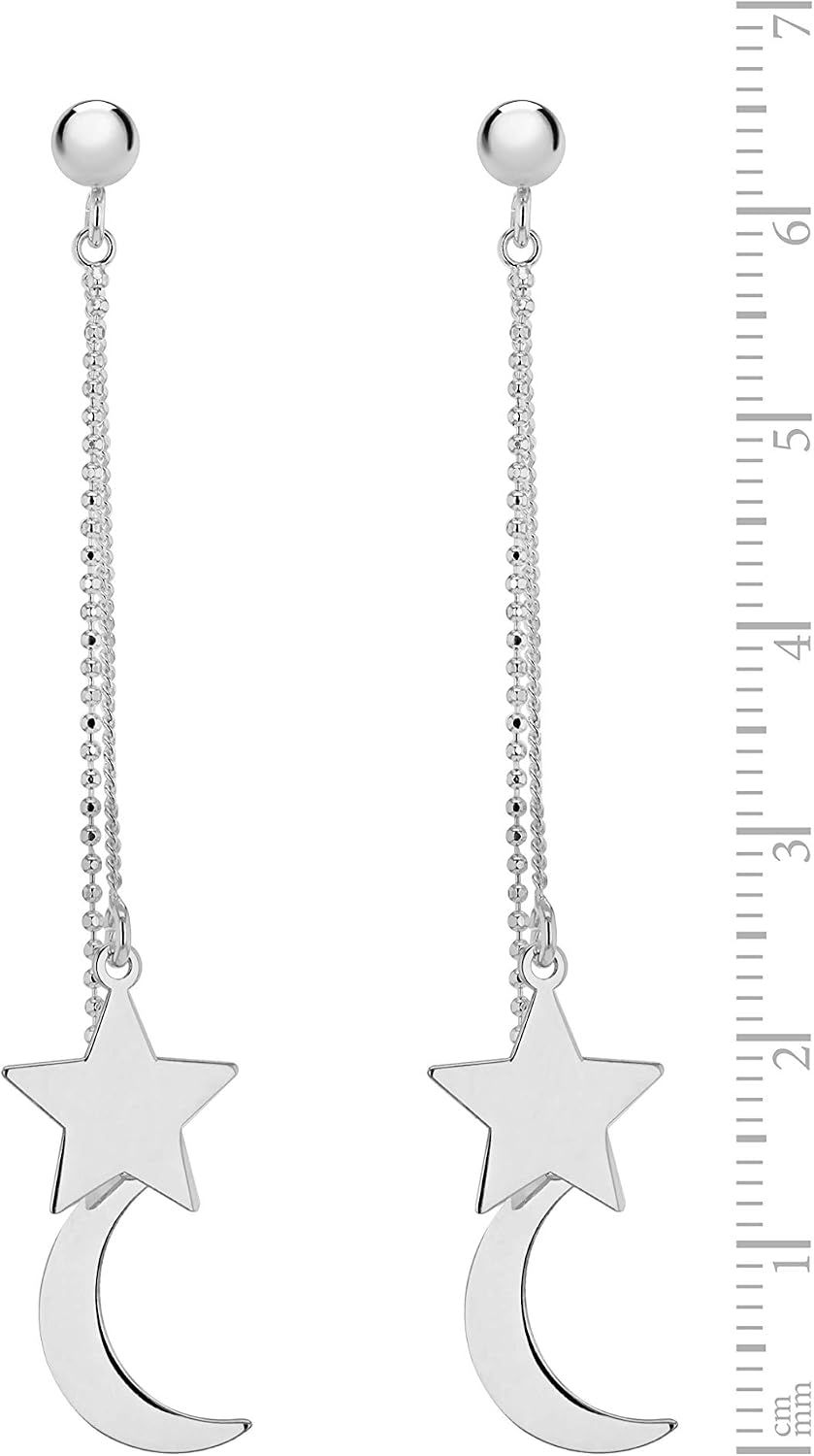 Tuscany Women 925 Sterling Silver Dangle & Drop Earrings of Length 6.55cm - Image 5