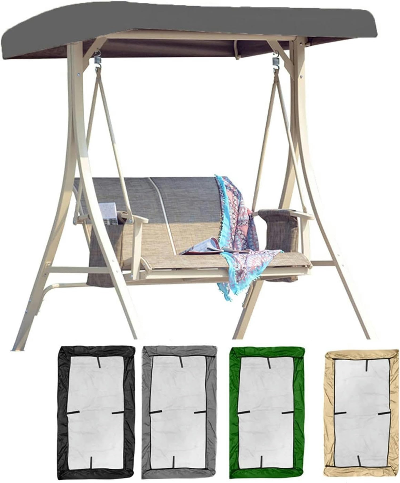 Toldo Universal de Repuesto para Columpio de Patio y Tardes de Descanso