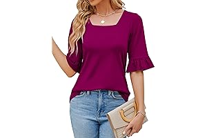 Elegant 3/4 Sleeve Blouses: A Touch of Refinement for Women's Fashion