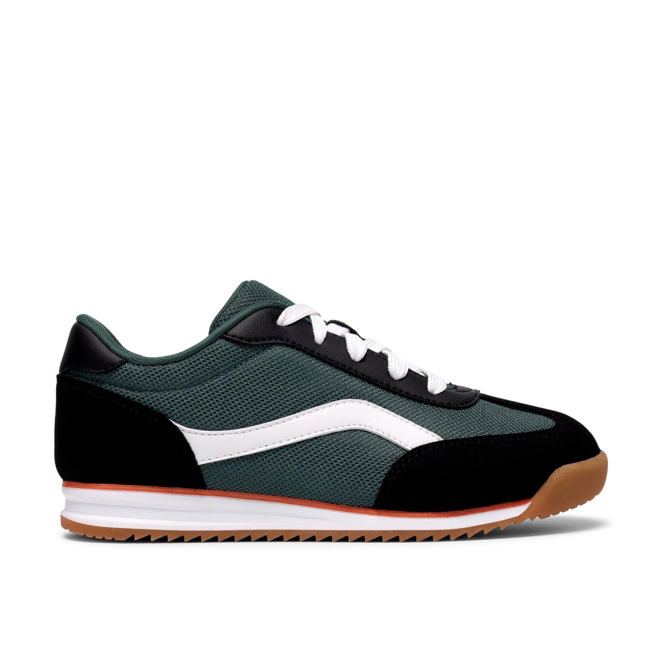 Clarks Zing Run O. Childrens Green/Black, 13