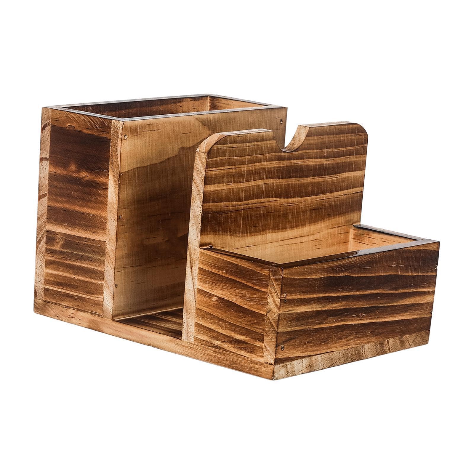 PUXZYAX Stylish Salt Pepper Holder And Napkin Holder With Convenient Caddies Complements Traditional And Modern Decor Napkin With Pepper Shaker Caddies