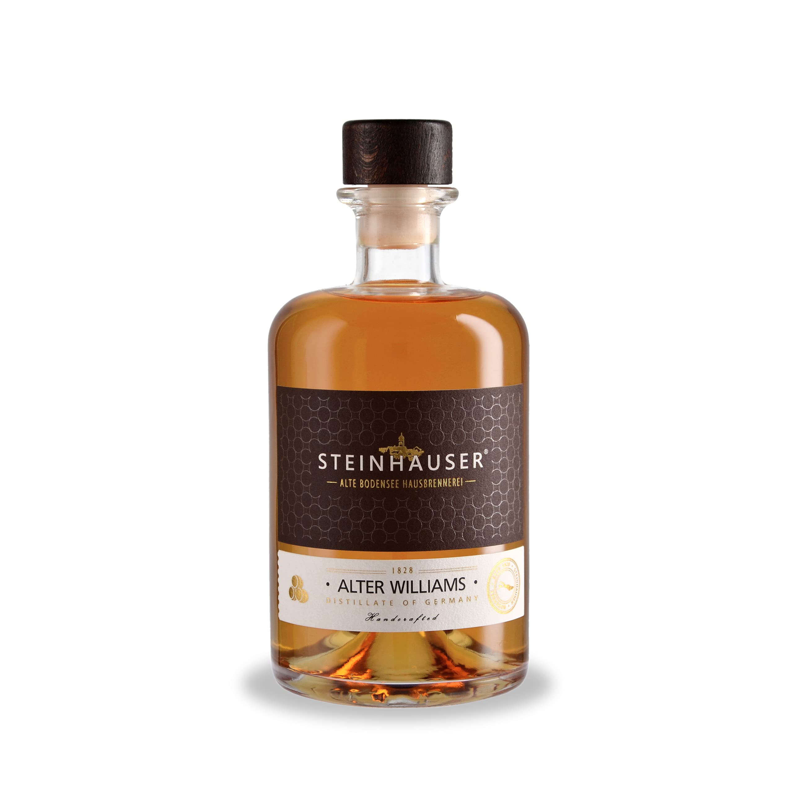 Steinhauser Bodensee Alter Williams 500ml 40% vol. | im Maulbeerfass gereifter Williams Birnenbrand | Rarität vom Bodensee