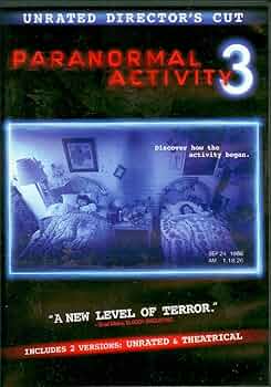 トップス \"Paranormal Activity 3\" Black Size:XL PARANORMAL ACTIVITY 3 TITLE BLACK MEDIUM MED MD HORROR MOVIE