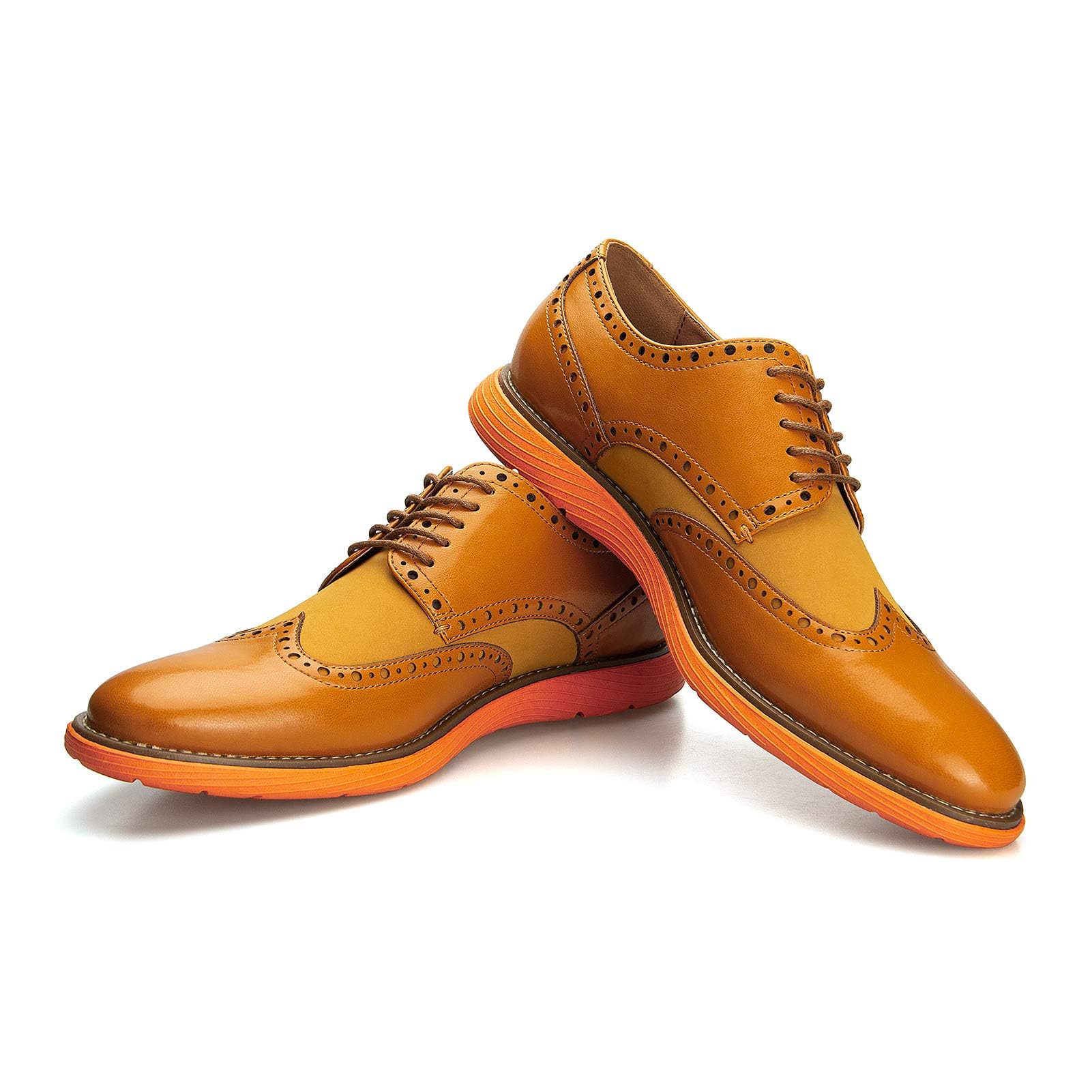 Meijiana Men's Oxford Shoes Dress Shoes Men's Lightweight lace-up Fashion Shoes