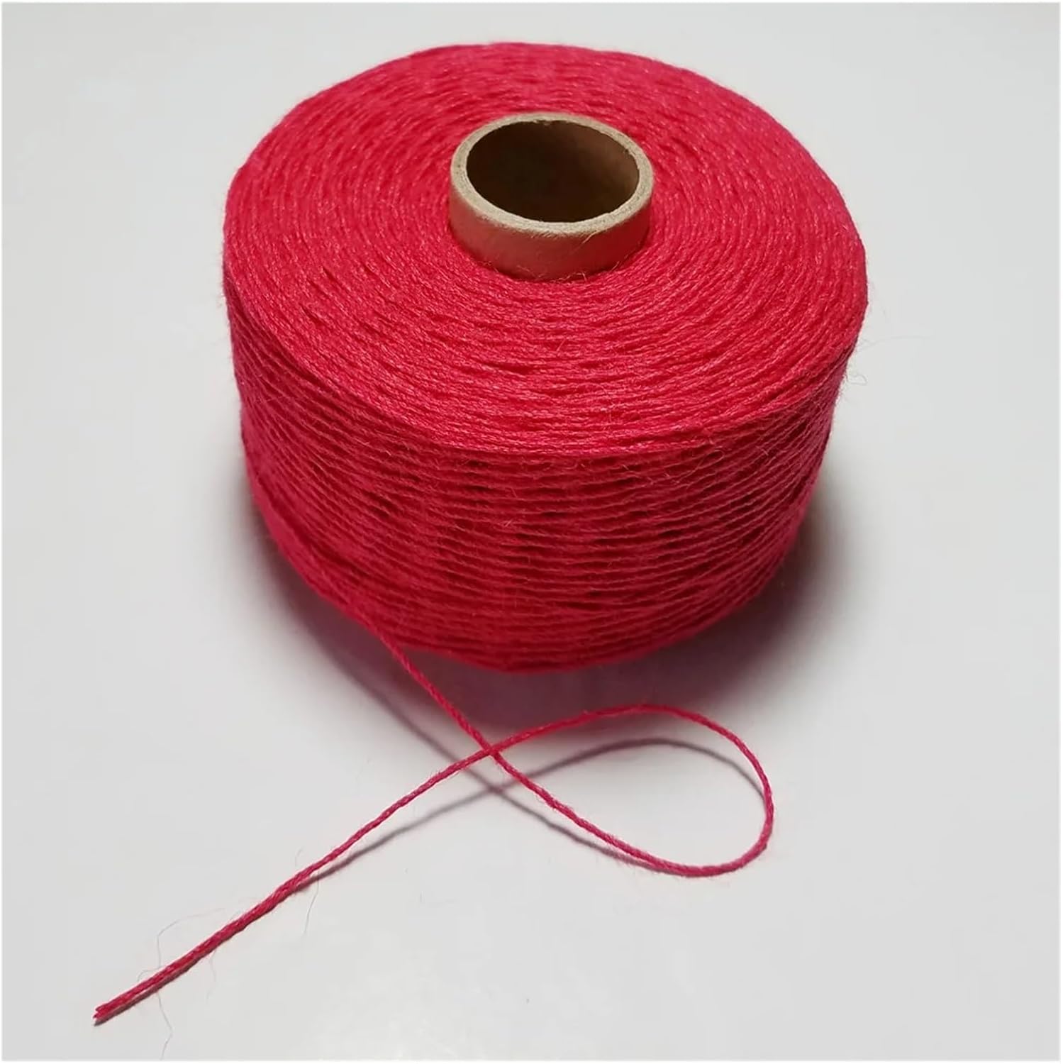 0.8mm Linen Thread 200m/roll Woven Handmade Accessories for Sewing DIY (Color : Dark Yellow)