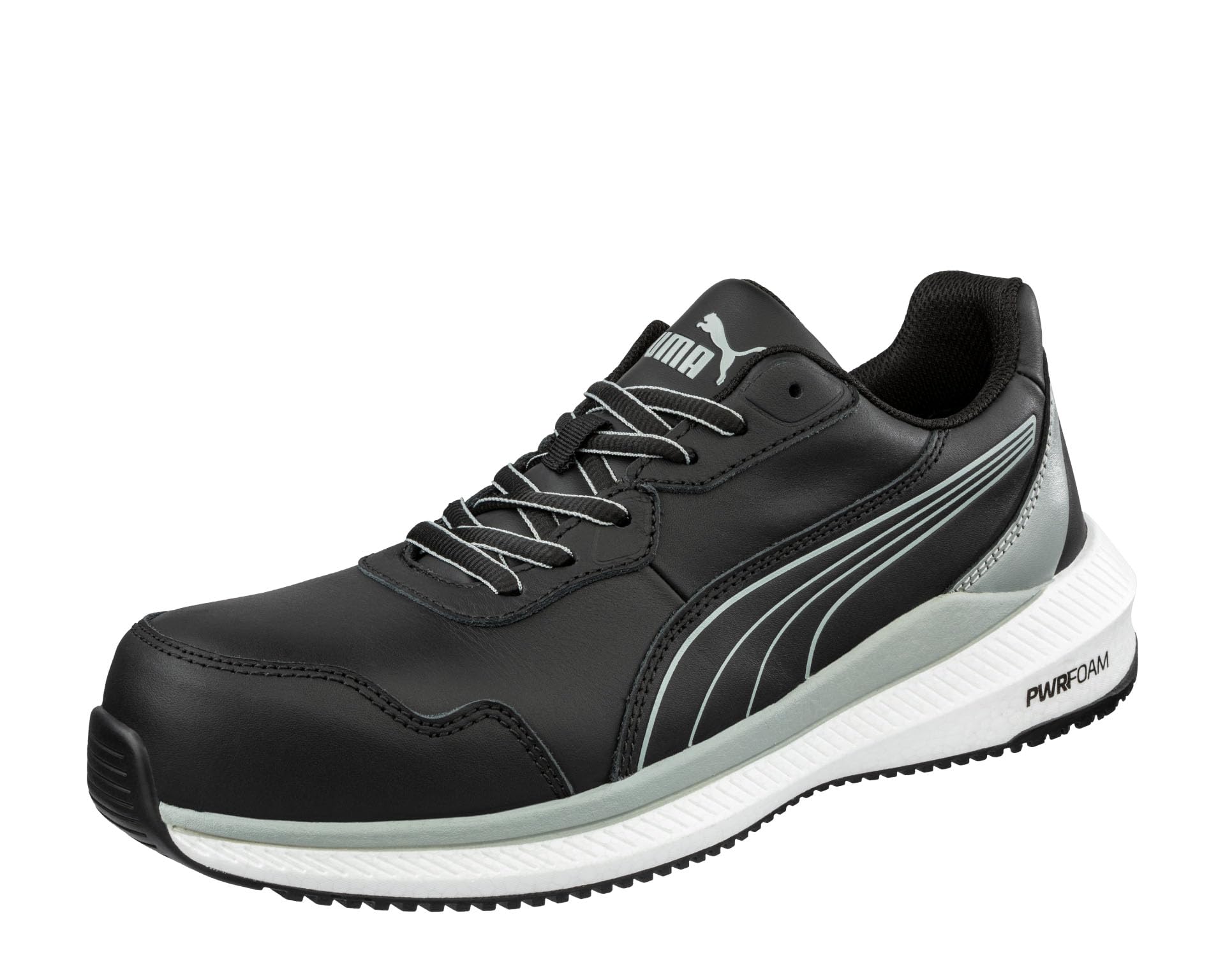 Albatros Zoom Black Low S3S ESD FO HRO SR Zapatillas de seguridad ligeras para hombre, antideslizantes, sin metal, tapa de fibra de vidrio, zapatos de trabajo
