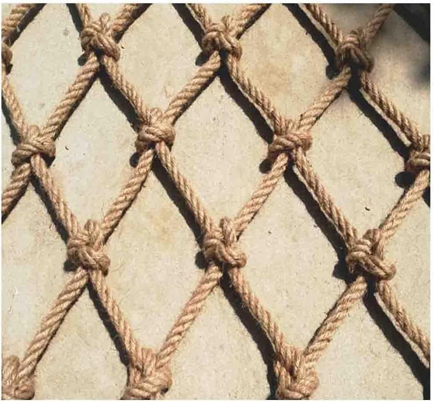 Generico Reti di carico, Rete di Sicurezza per Corda di Iuta Resistente, Protezione per Bambini, Corda per Bambini, Rete in Corda di Iuta - Rete Decorativa da Arrampicata per Intreccio, Ideale per gi