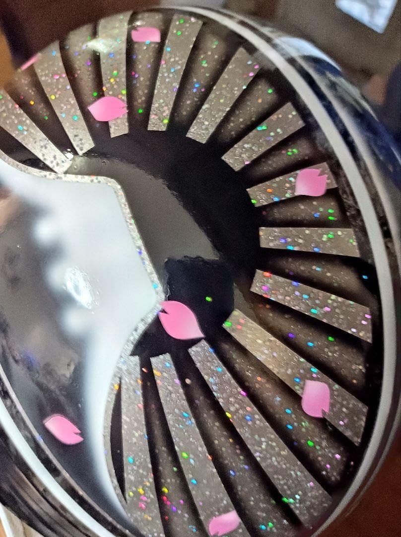 カスタムコルク半 黒ラップ✘Candyブルーラップ富士日章 七色ラメ