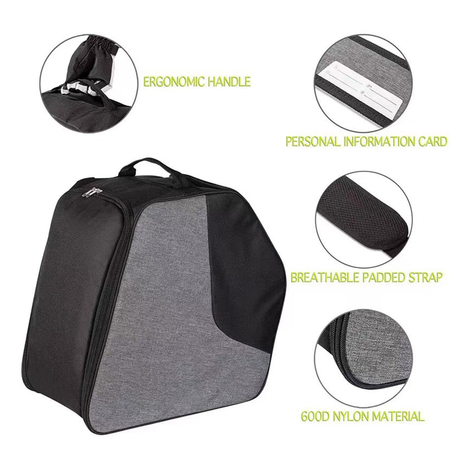 Sac à Chaussures de Ski en Tissu Oxford pour Sports d'hiver, Sac pour Bottes de Ski Traversé en Diagonale