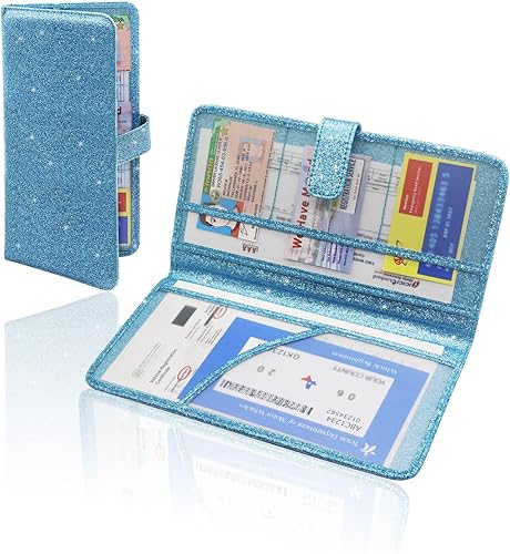 Soporte para registro y seguro de automóvil organizador de cuero prémium para documentos de tarjeta de vehículo accesorios para compartimento de