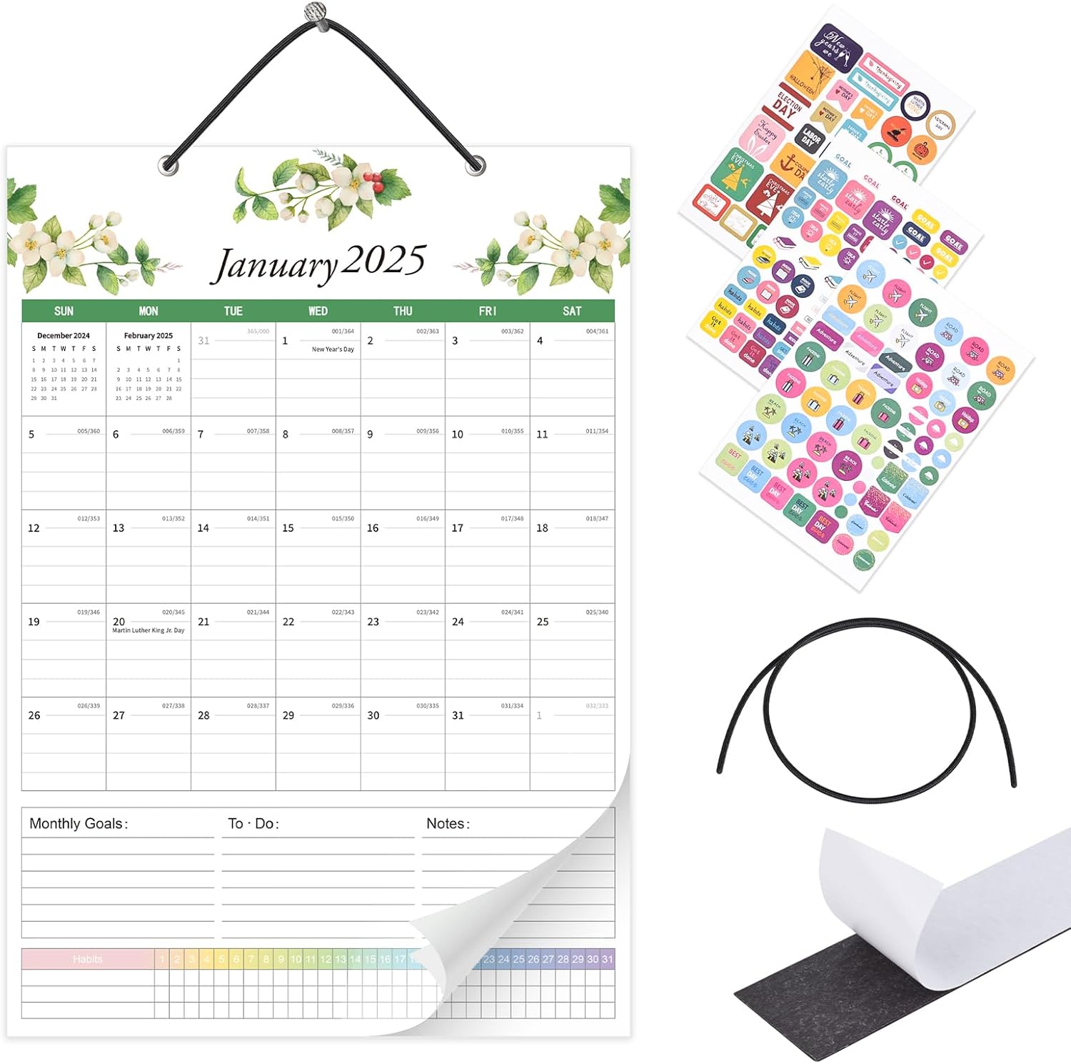 2025 Wall Calendar Fridge Calendar, 3 IN 1 2025 Wall Calendars At Amazon Prime Free