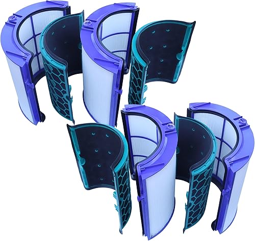 Miniatura 2 de LRFDRESS Filtros HEPA verdaderos para Dyson HP04 TP04 DP04 TP05 DP05 DP05 sellados dos etapas 360 ventilador puro fresco H13 filtro HEPA y filtro de