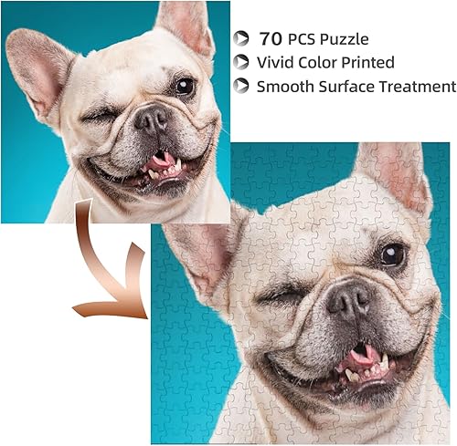 Miniatura 5 de YLDZSH Personalized Puzzle from Photos Square,Custom Puzzle from Photos Make Your own Puzzle with Photos Wedding,Birthday,Mother's Day,Thanksgiving