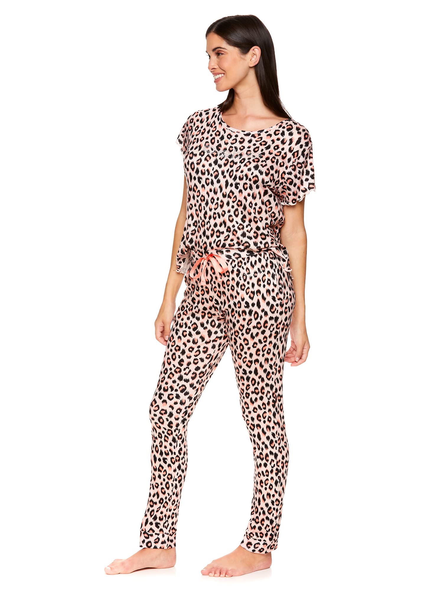 bebe Sleepwear Set - Pale Peach, XL